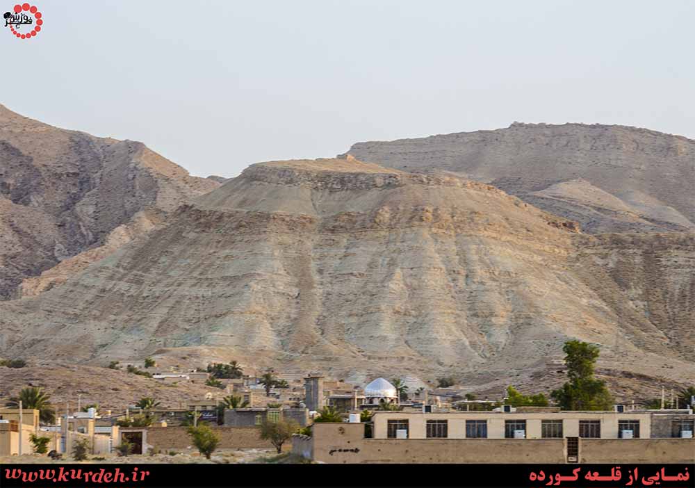 نمایی از قلعه کورده